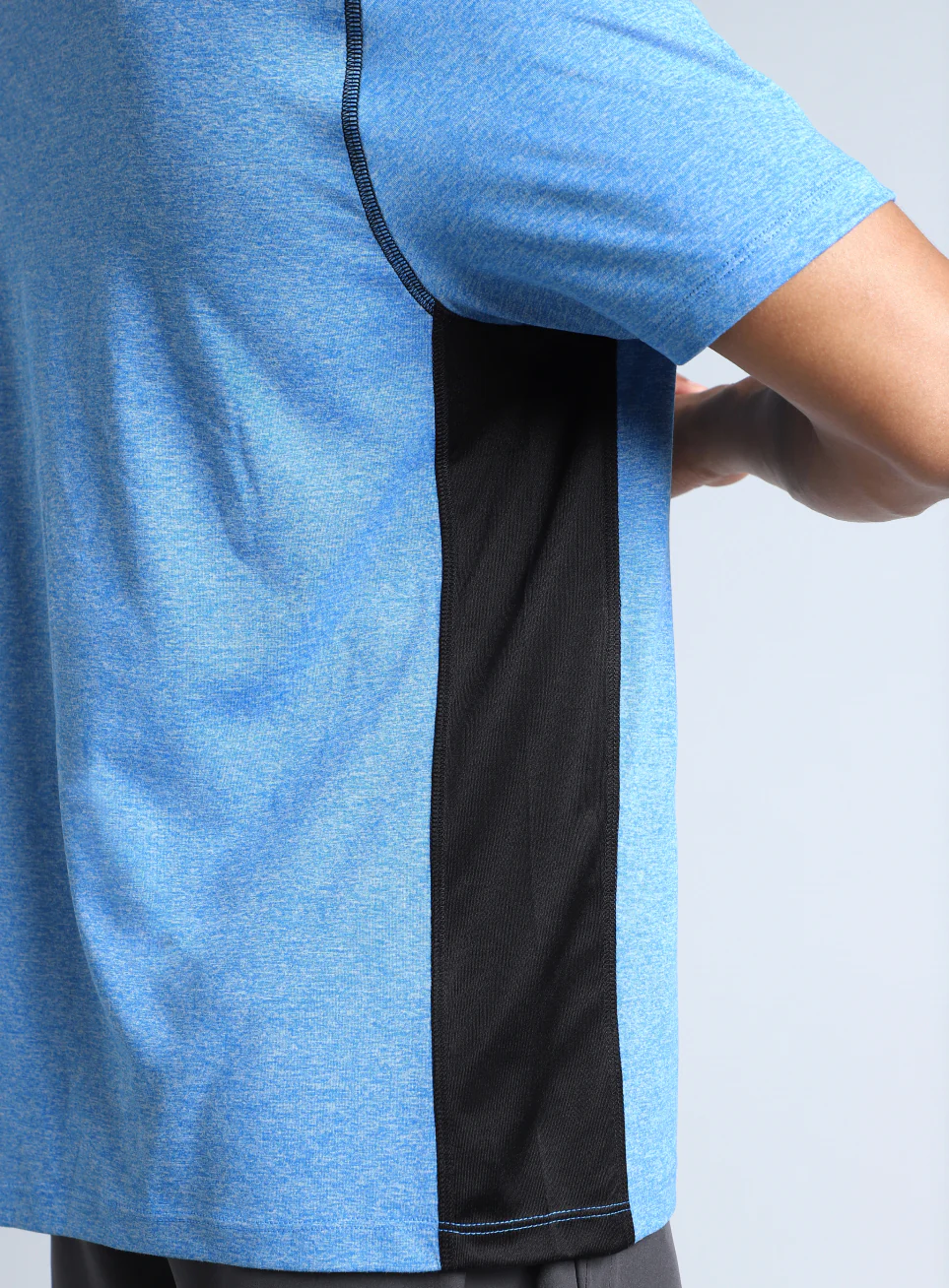 Men's Amp Up Blue Comfortech T-shirt - Image 8
