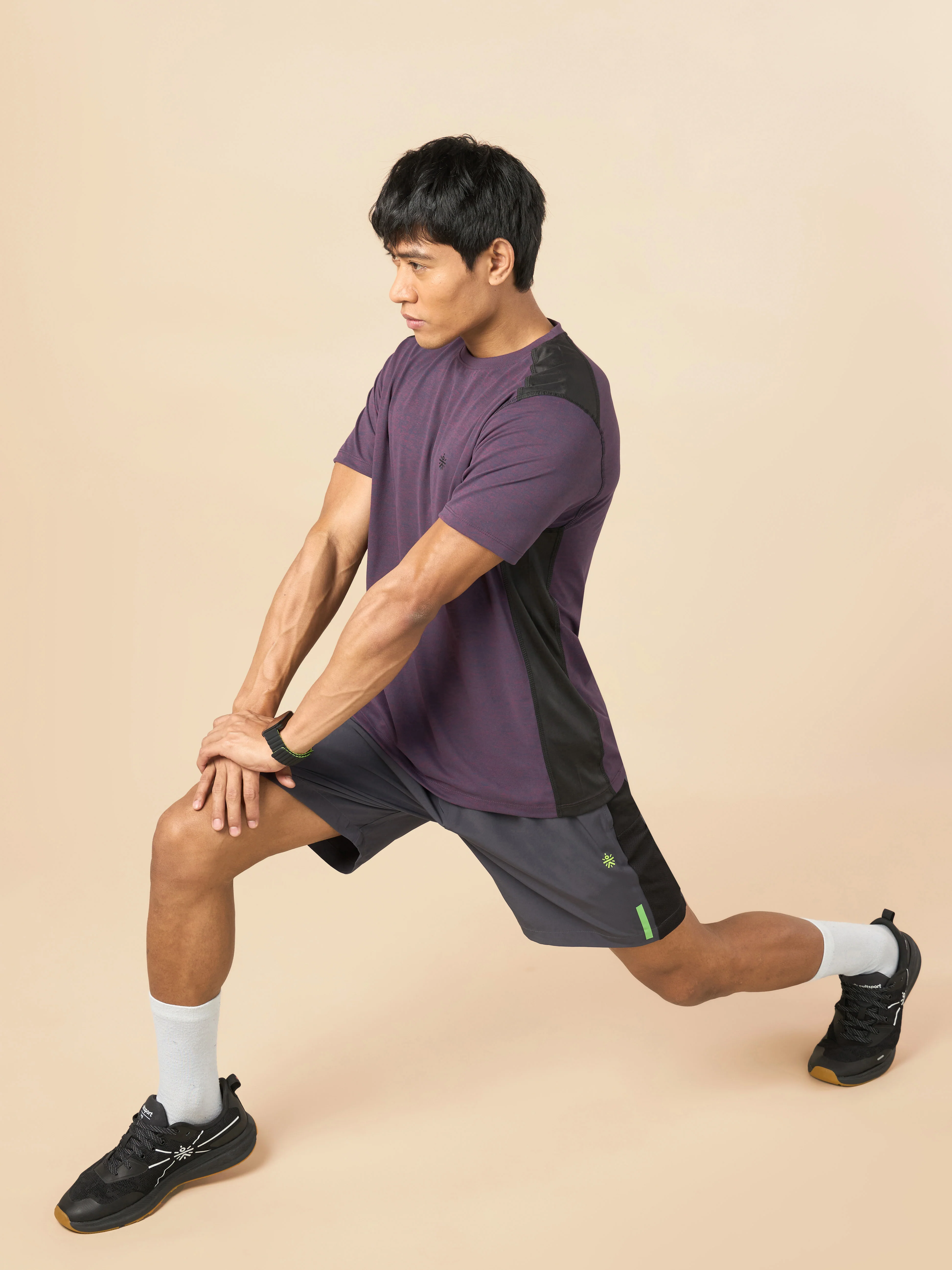 Men's Amp Up Purple Comfortech T-shirt - Image 3