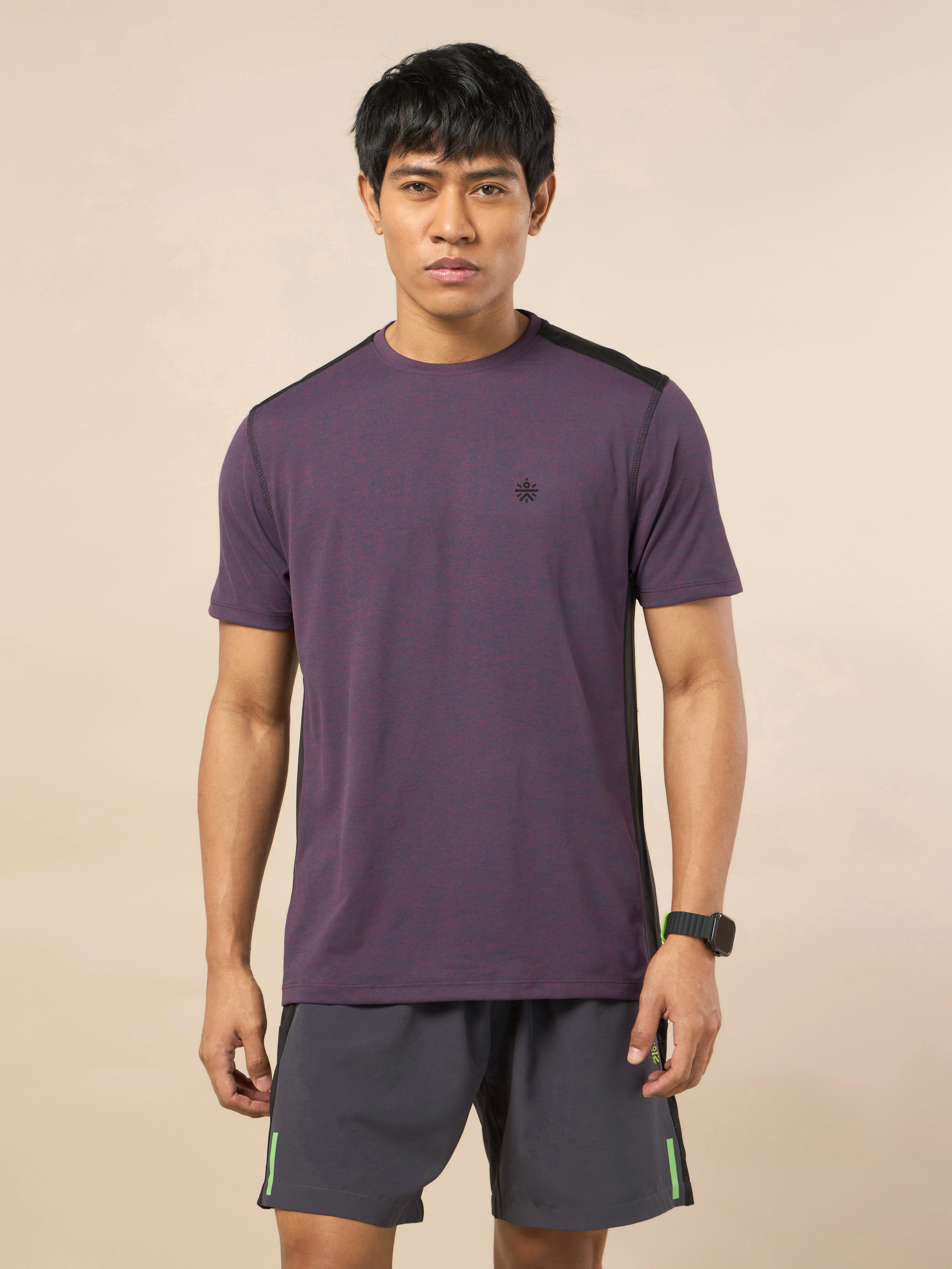 Men's Amp Up Purple Comfortech T-shirt - Image 4