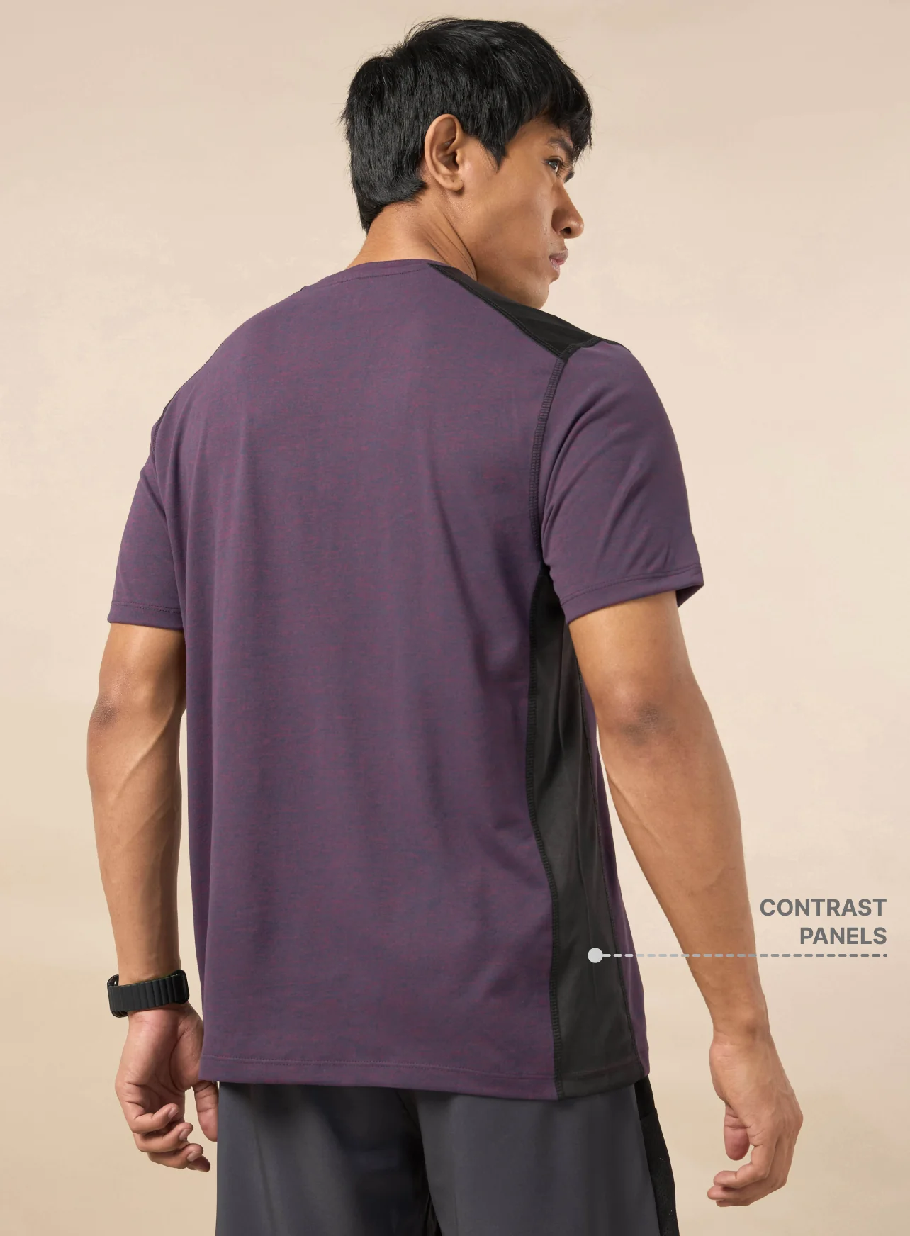 Men's Amp Up Purple Comfortech T-shirt - Image 6