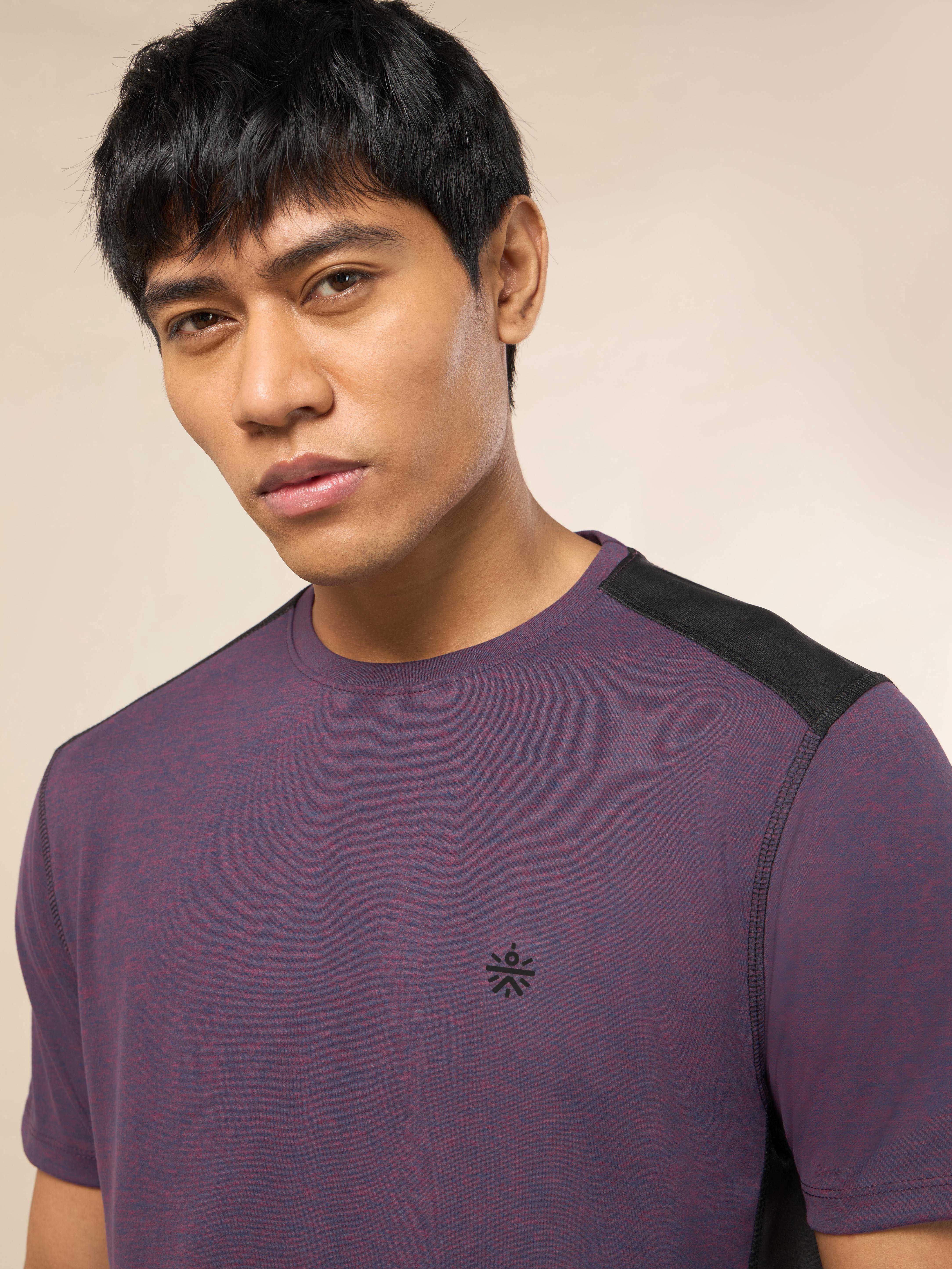 Men's Amp Up Purple Comfortech T-shirt - Image 7