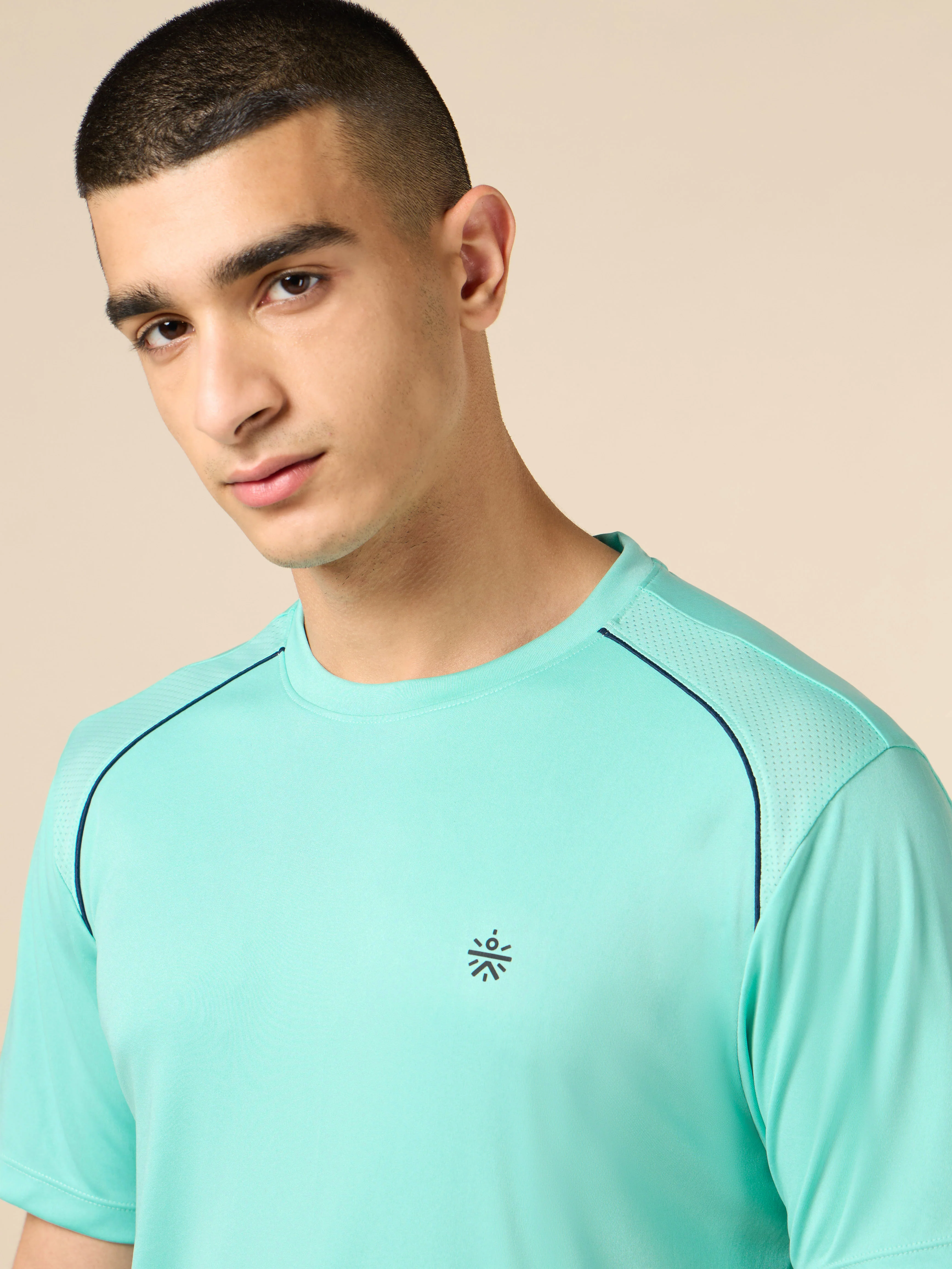 Men's Aqua All Sport Training T-shirt - Image 7