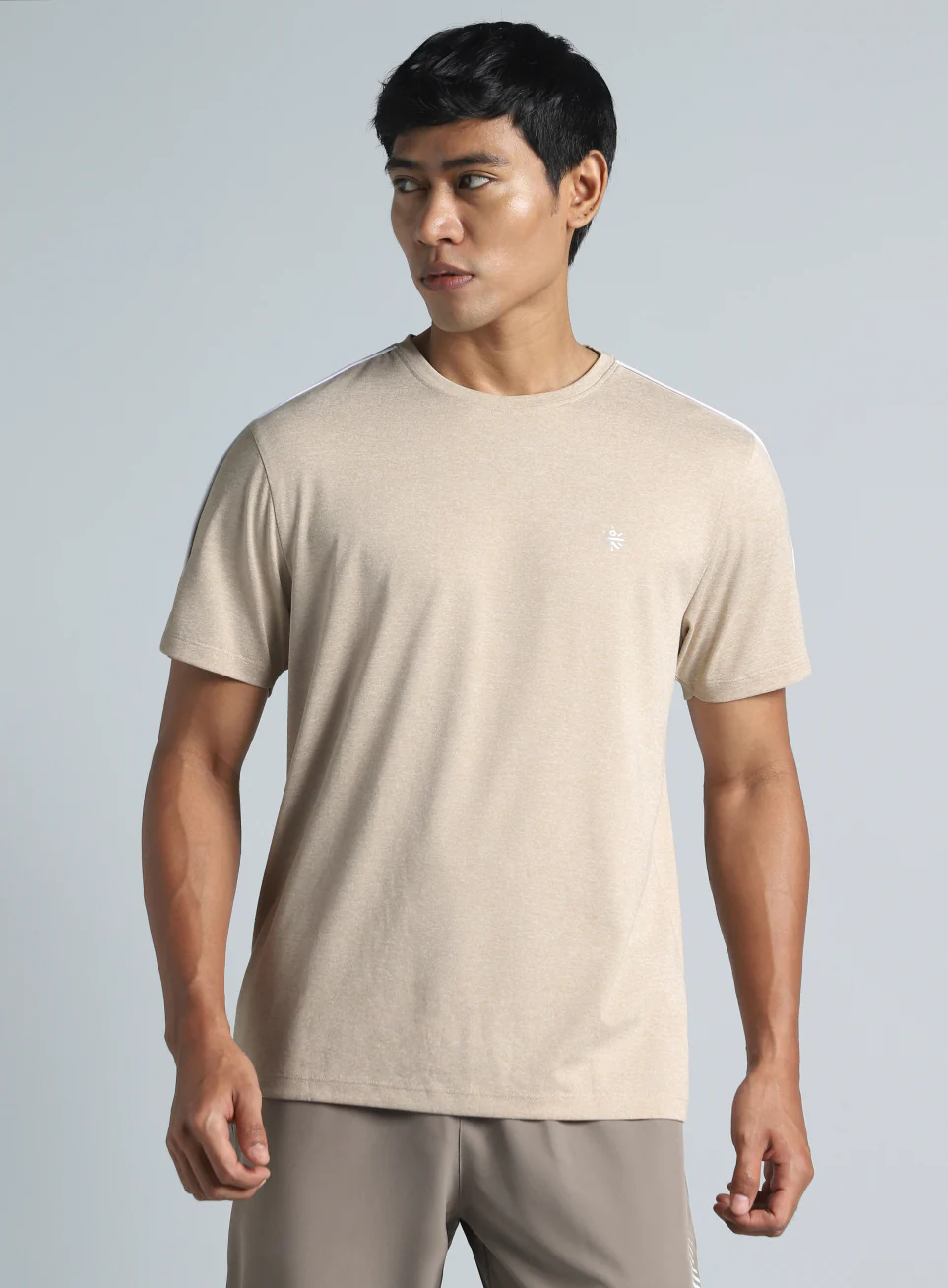 Men's Beige Active Day COMFORtech T-shirt - Image 4