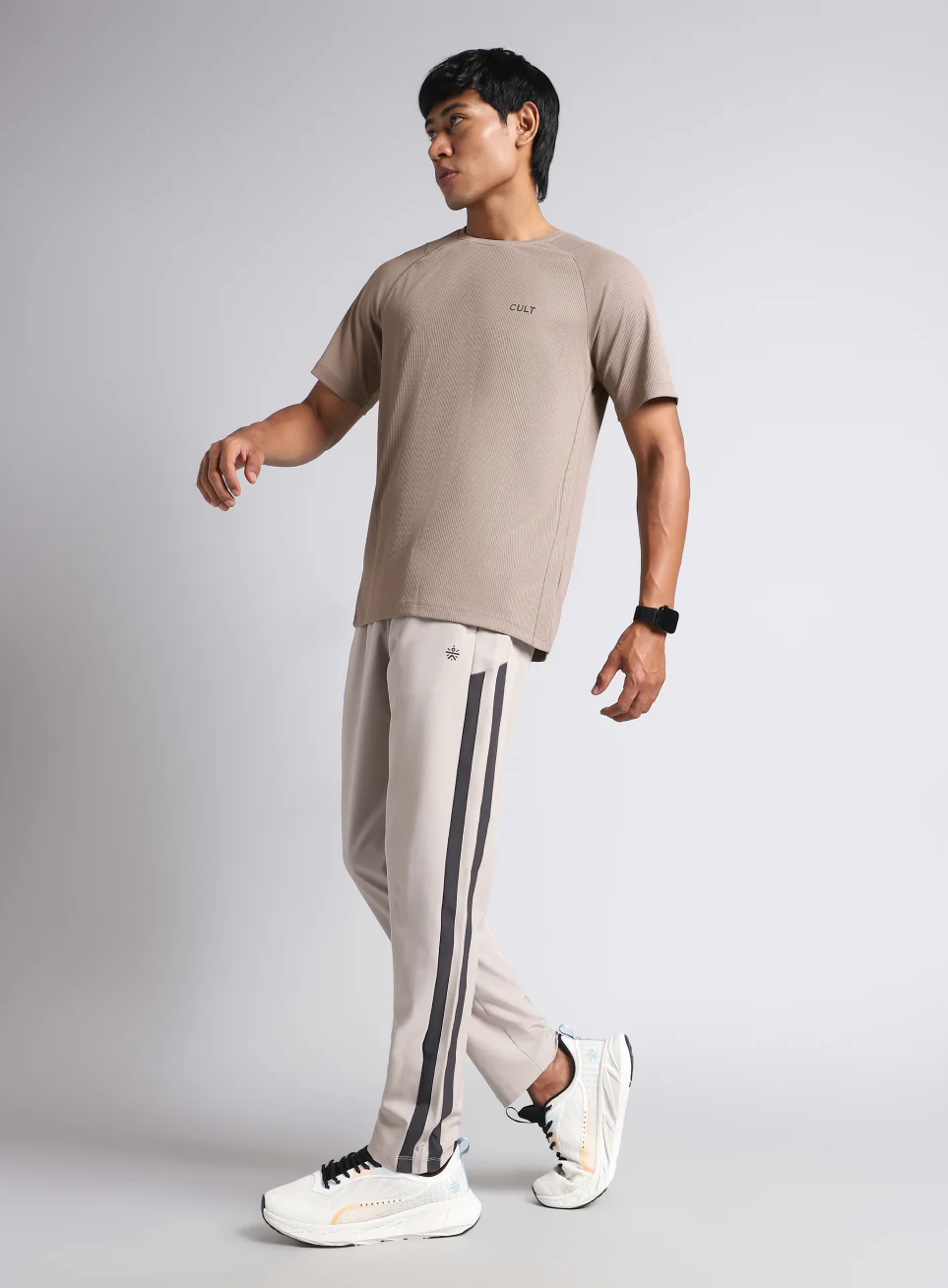 Men's Beige All Format Training T-shirt - Image 3