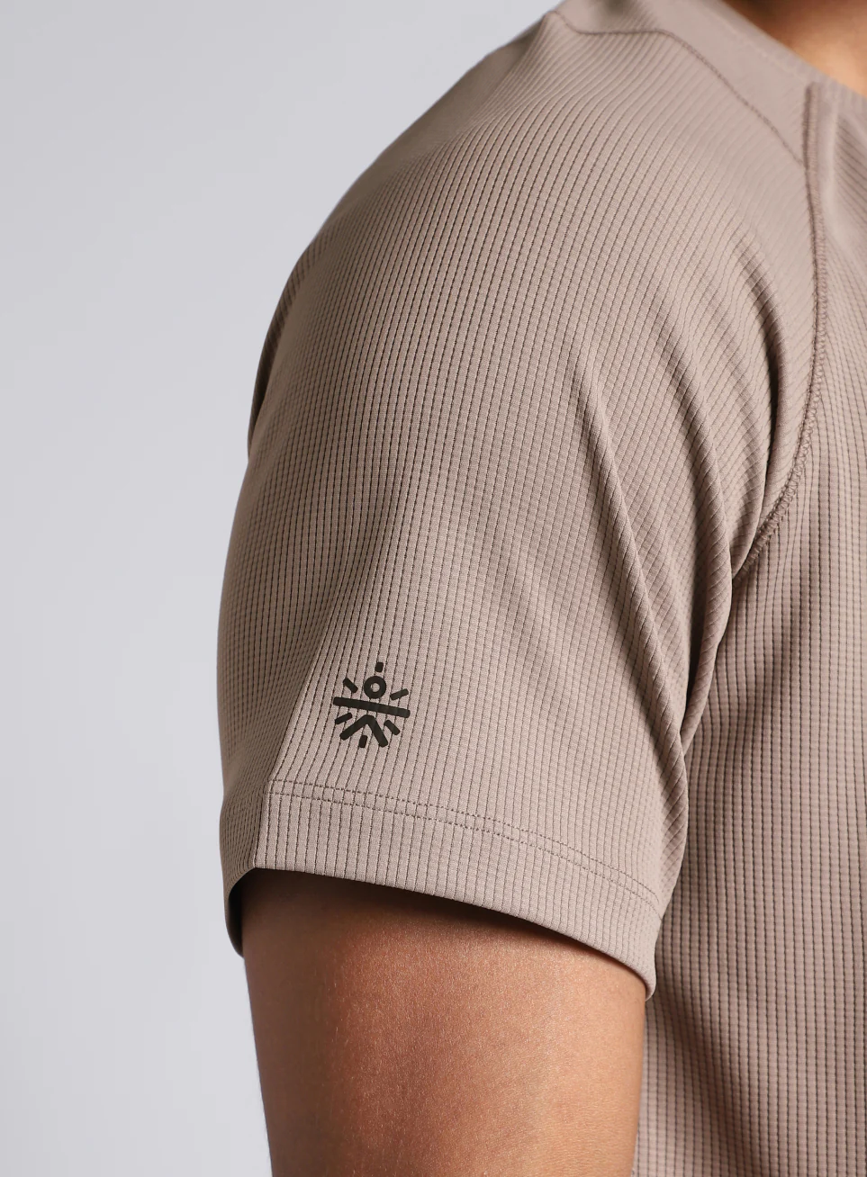 Men's Beige All Format Training T-shirt - Image 7