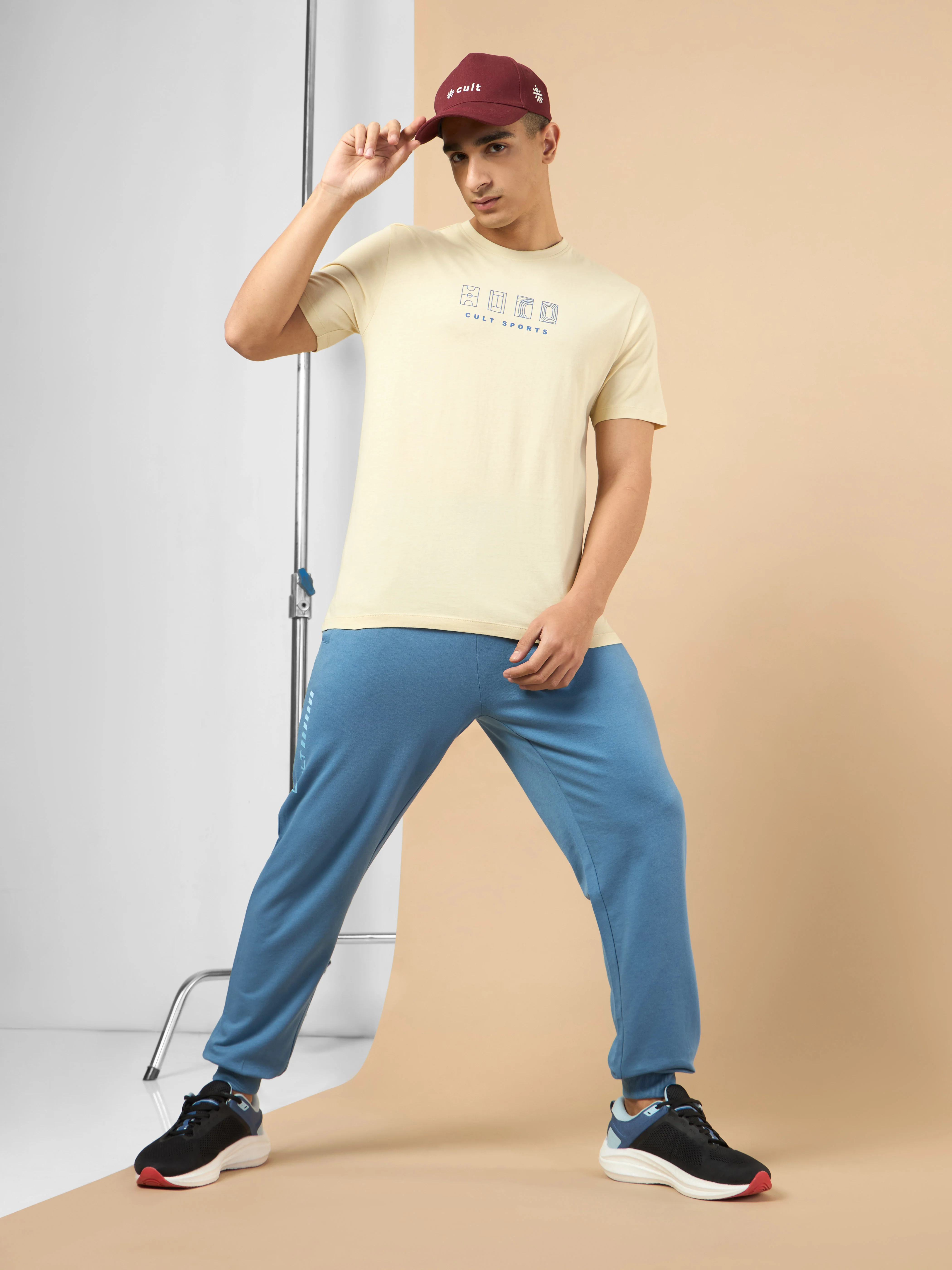 Men's Beige Cult Sport's Club T-shirt - Image 3