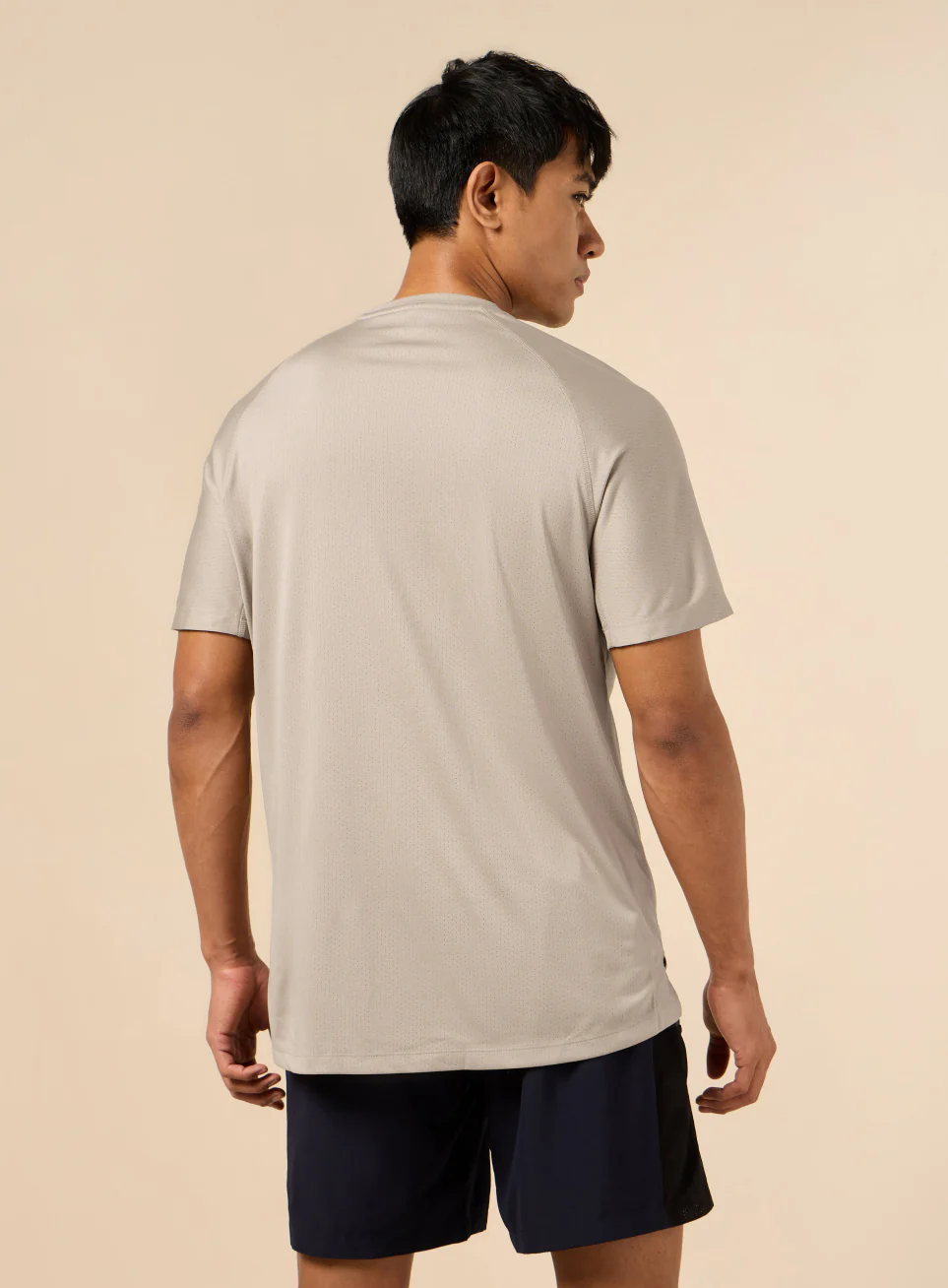Men's Beige Functional Training T-shirt - Image 6