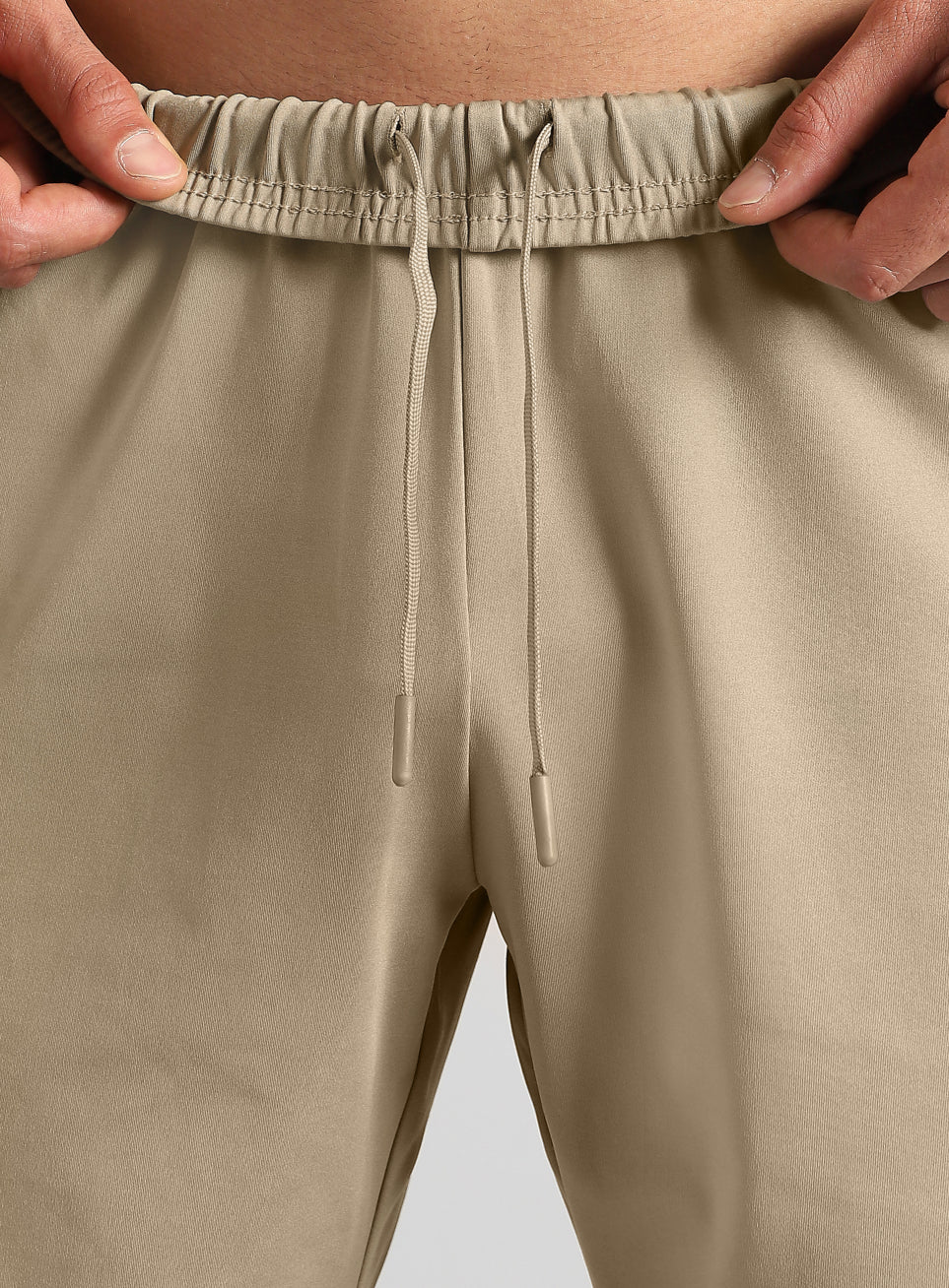 Men's Beige Pace Up Running Shorts - Image 11