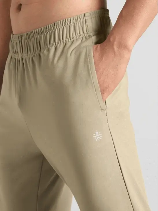Men's Beige Runner's In Motion Graphic Trackpants - Image 7