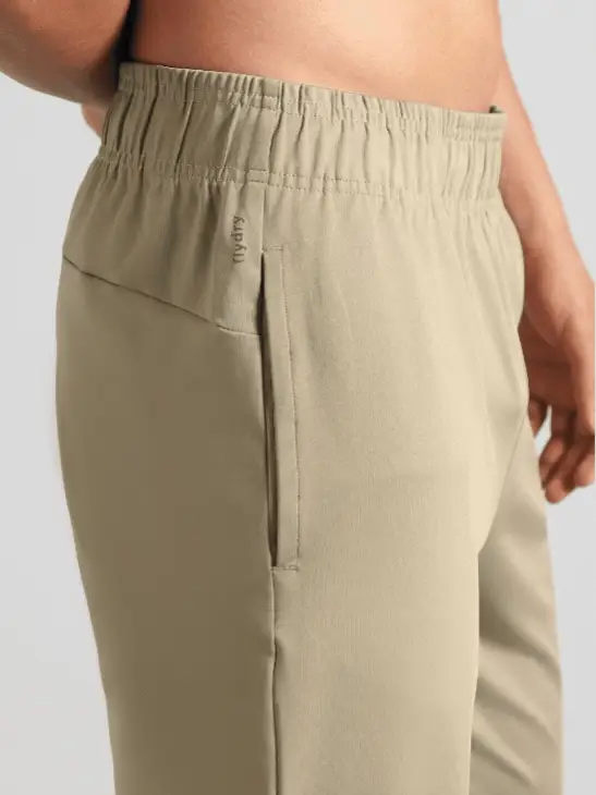 Men's Beige Runner's In Motion Graphic Trackpants - Image 8
