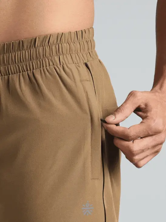 Men's Beige Speed Run Trackpants - Image 7