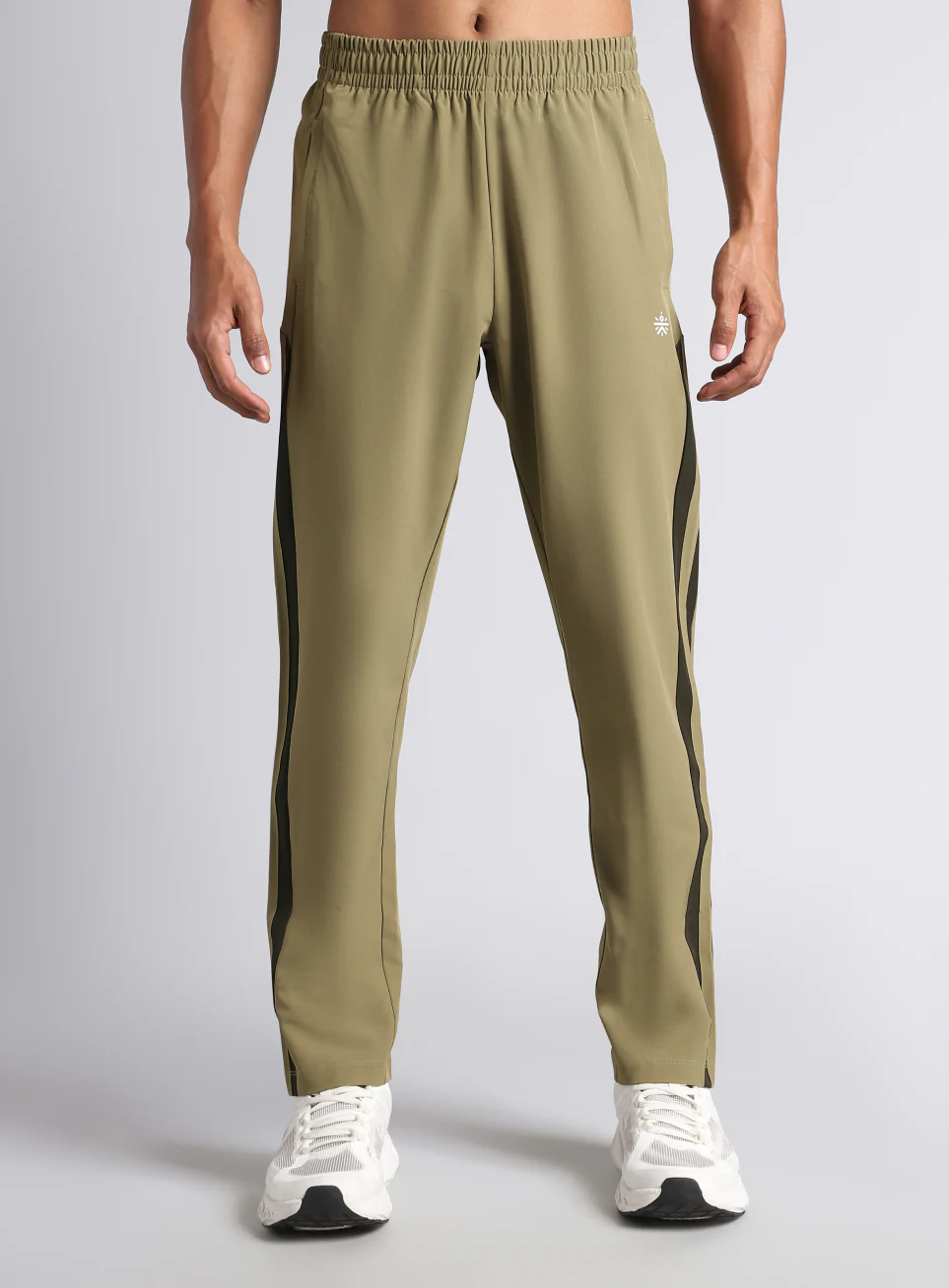 Men's Beige Sporty Training Trackpants - Image 4