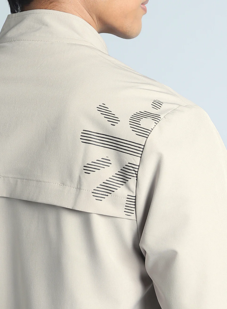 Men's Beige Train in Workout Jacket - Image 10
