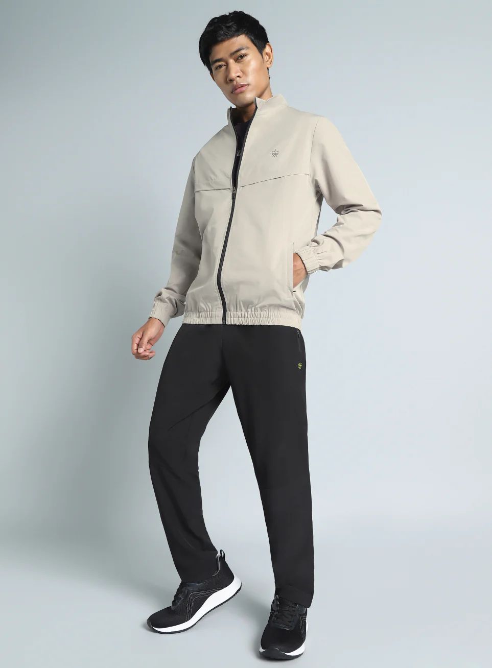 Men's Beige Train in Workout Jacket - Image 3