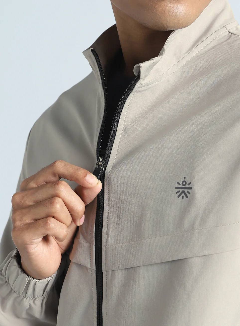 Men's Beige Train in Workout Jacket - Image 7