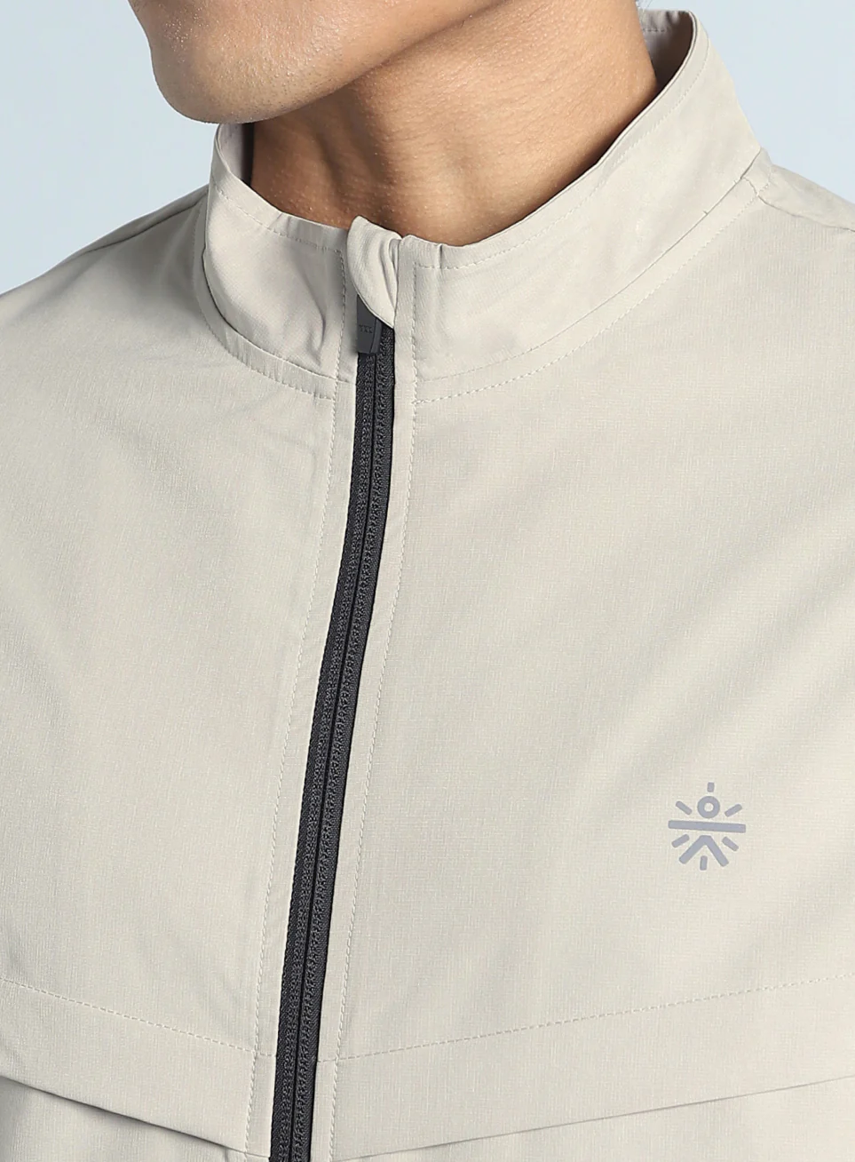Men's Beige Train in Workout Jacket - Image 8