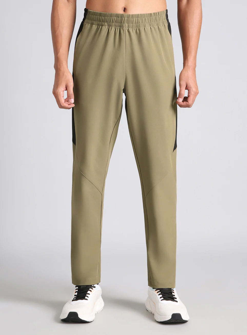 Men's Beige Training Department Trackpants - Image 4