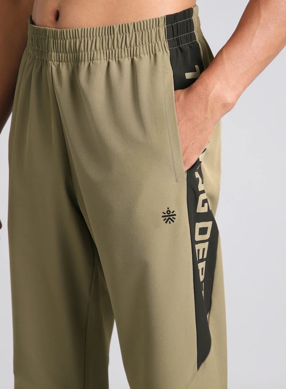 Men's Beige Training Department Trackpants - Image 7