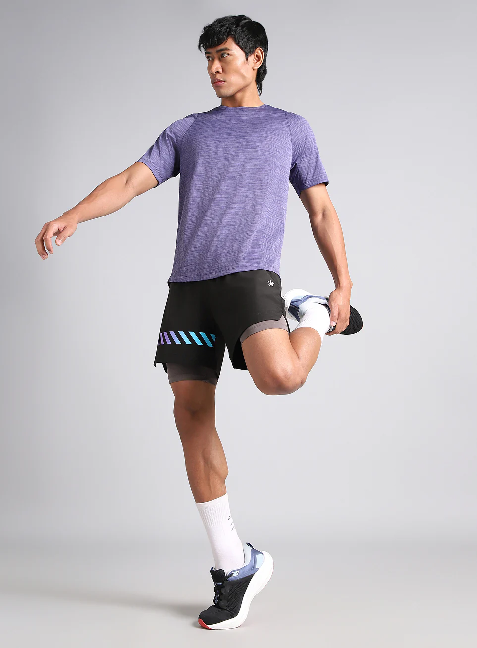 Men's Black 360 Degree Performance Shorts - Image 2
