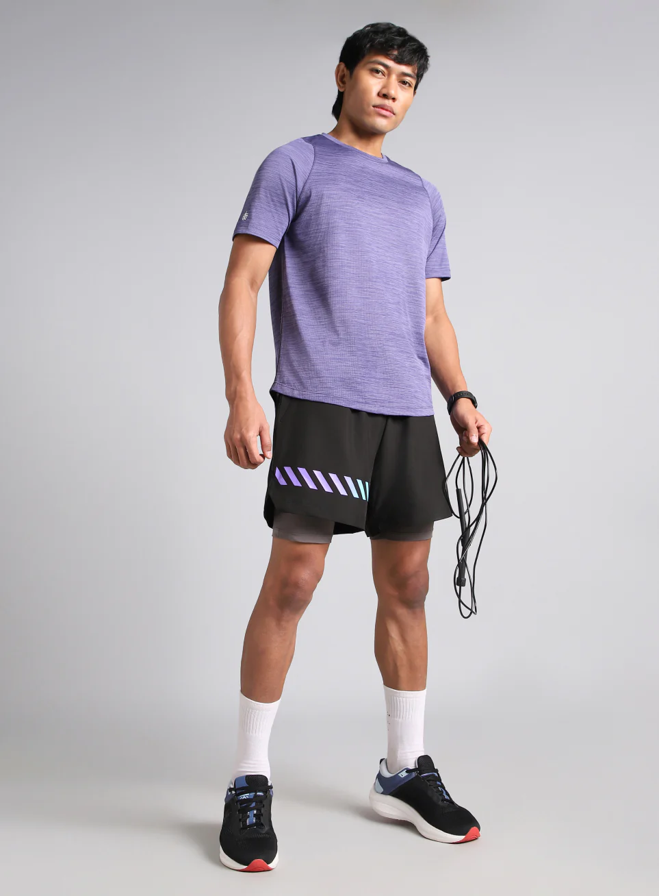 Men's Black 360 Degree Performance Shorts - Image 3