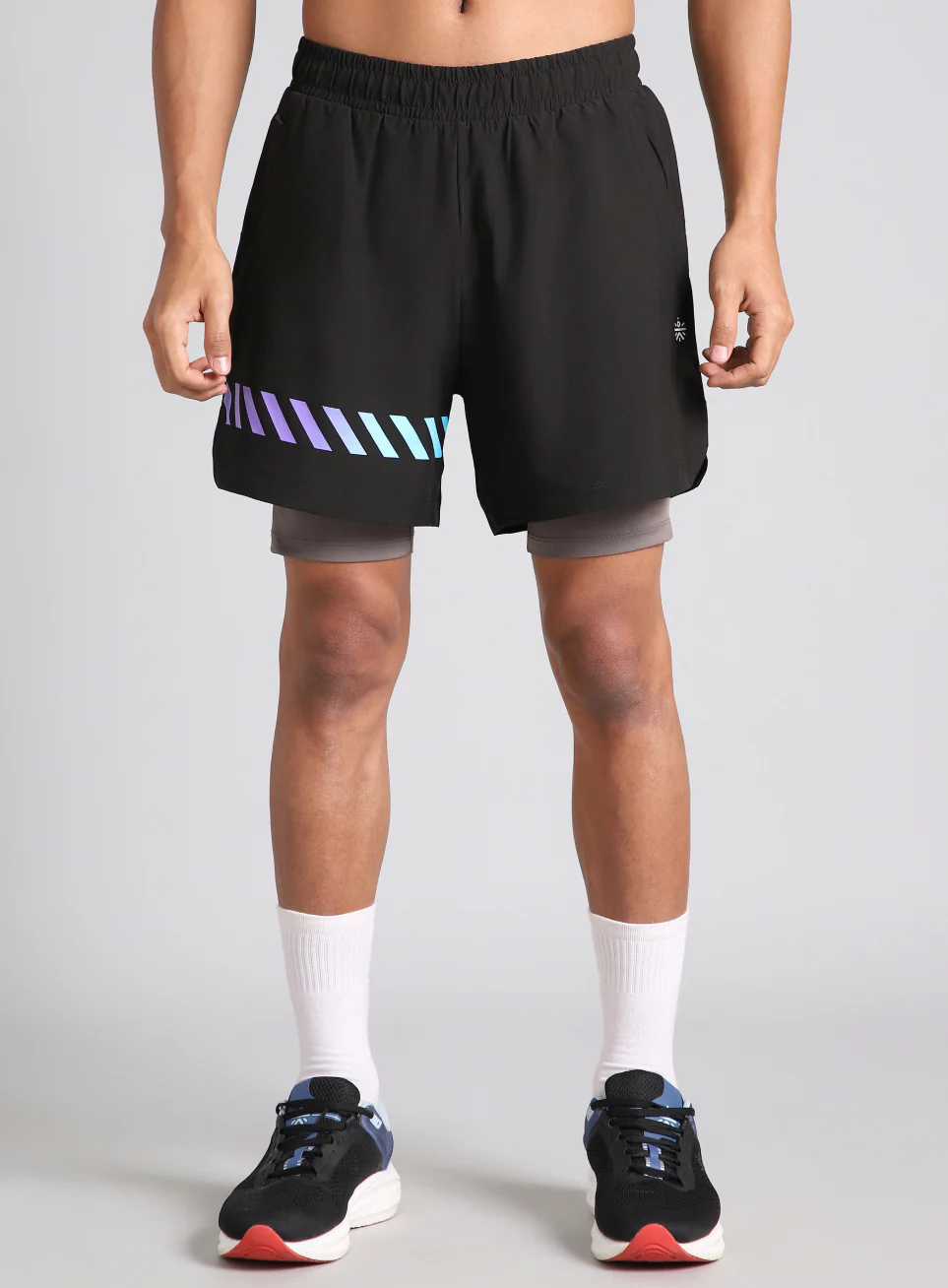 Men's Black 360 Degree Performance Shorts - Image 4