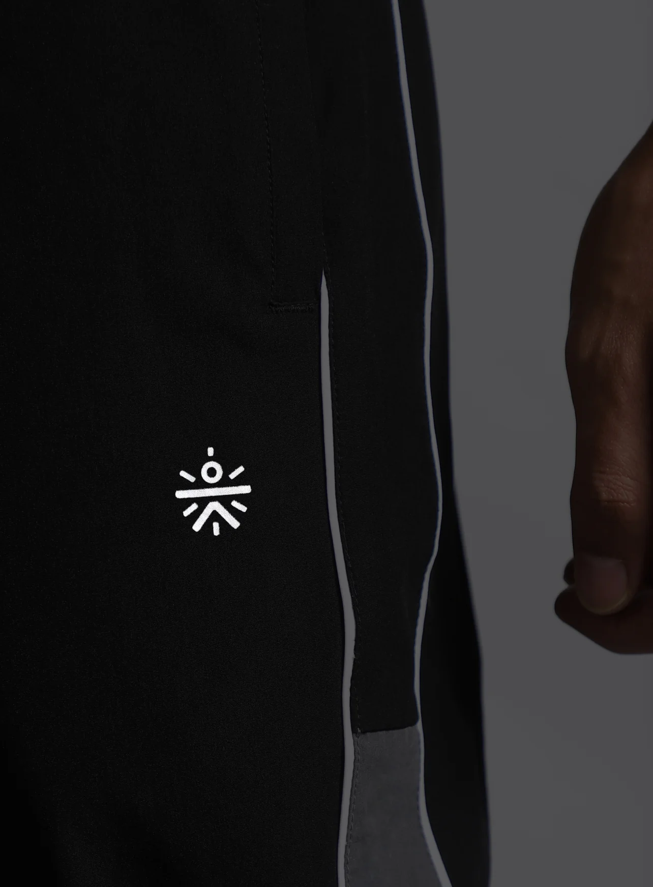 Men's Black Active Day Out Trackpants - Image 8