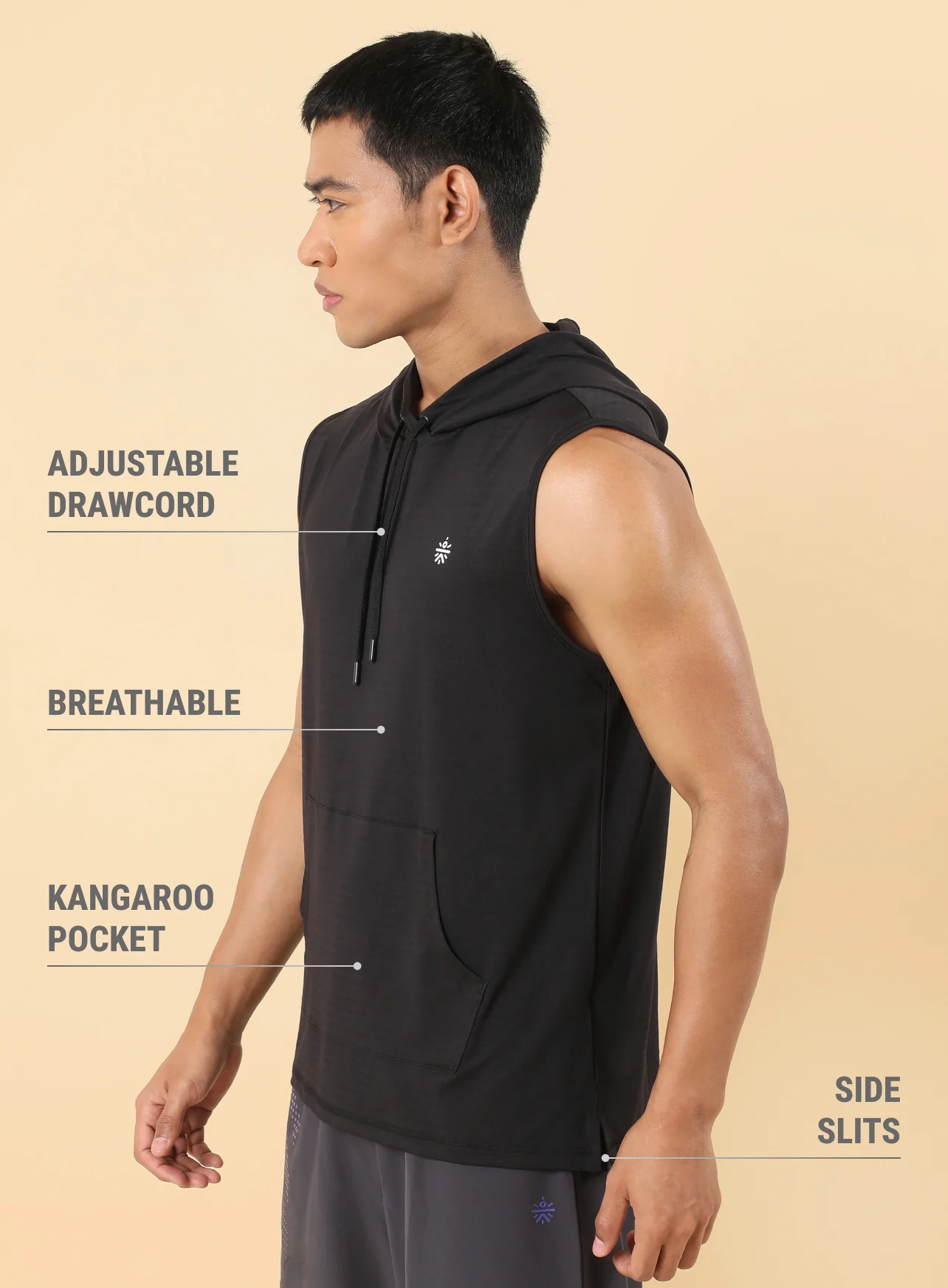 Men's Black Active T-shirt - Image 5