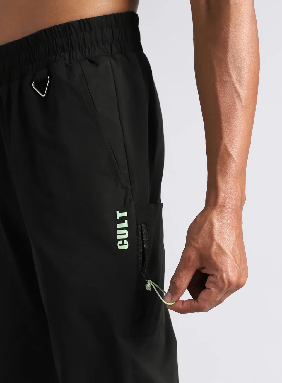 Men's Black Airport Travel Trackpants - Image 10