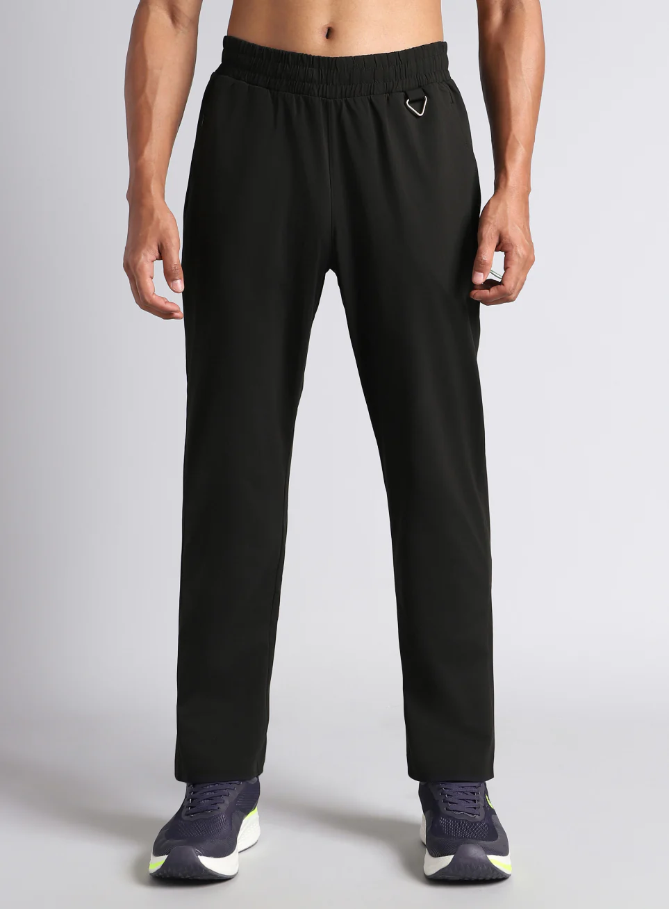 Men's Black Airport Travel Trackpants - Image 4