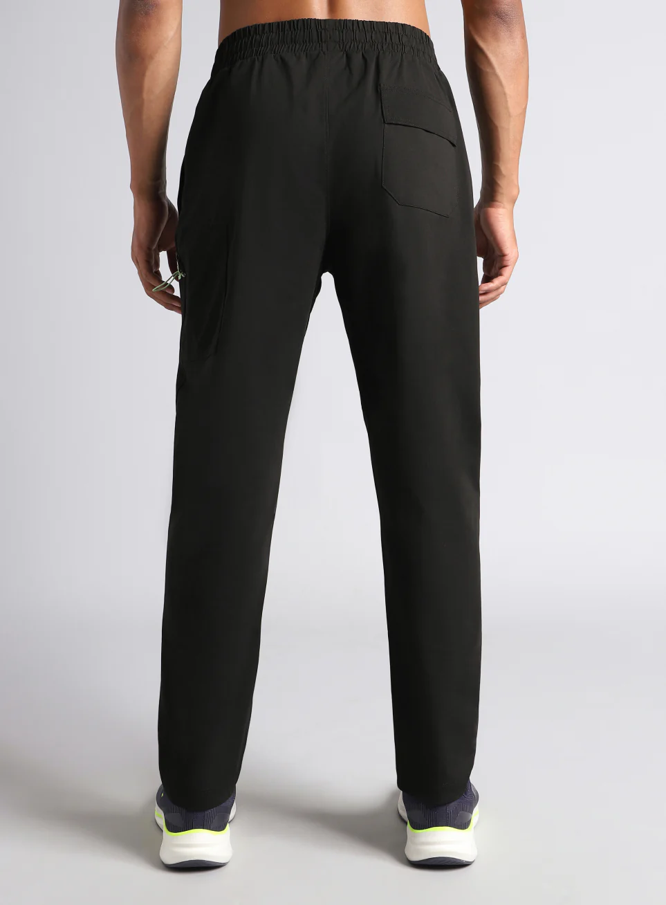 Men's Black Airport Travel Trackpants - Image 6