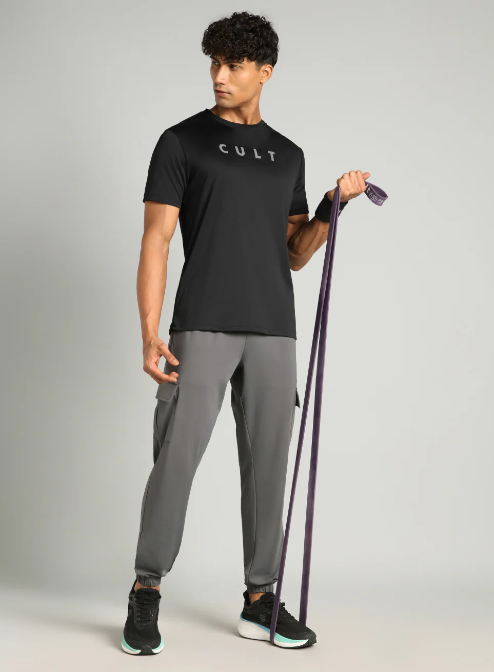 Men's Black All Day Training T-shirt - Image 3
