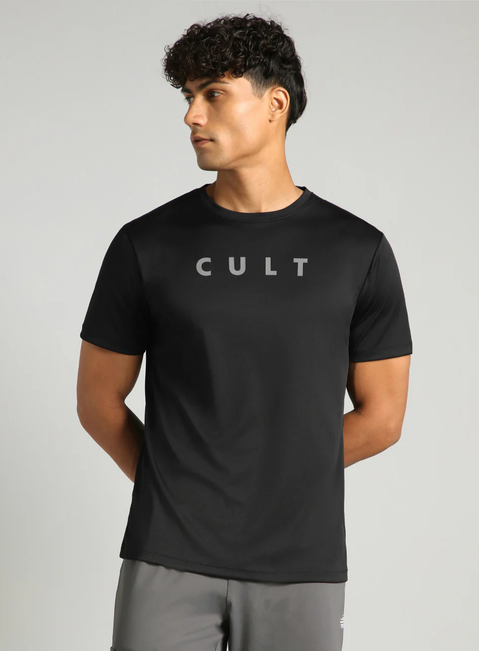 Men's Black All Day Training T-shirt - Image 4