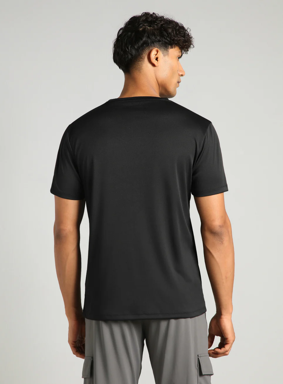 Men's Black All Day Training T-shirt - Image 6