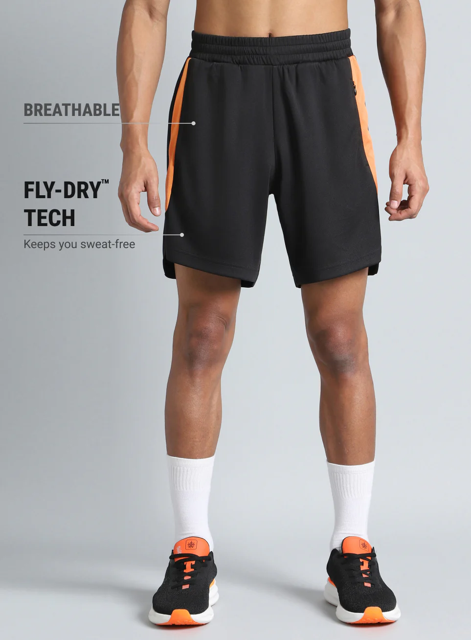 Men's Black All Form Training Shorts - Image 4