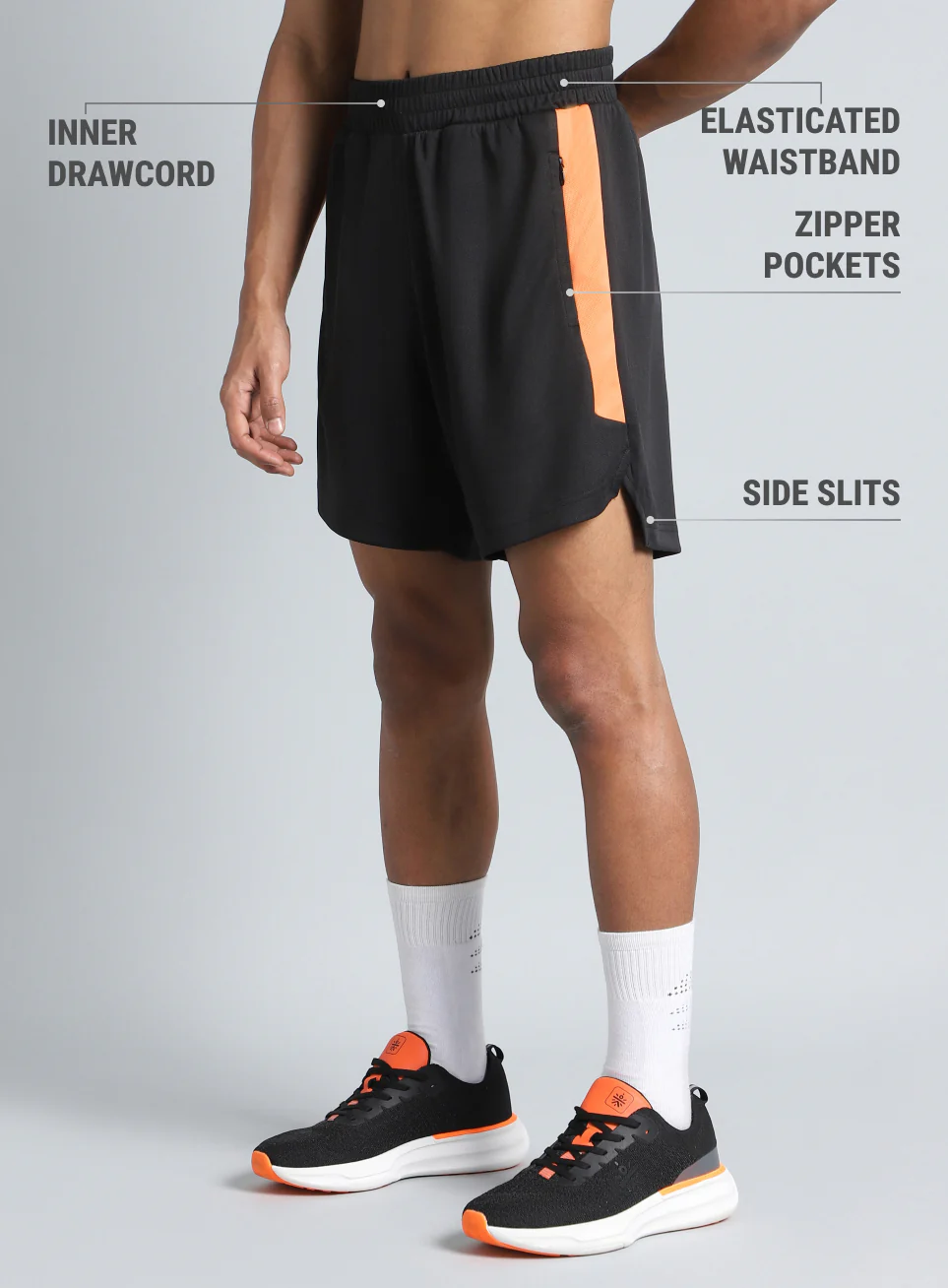 Men's Black All Form Training Shorts - Image 5