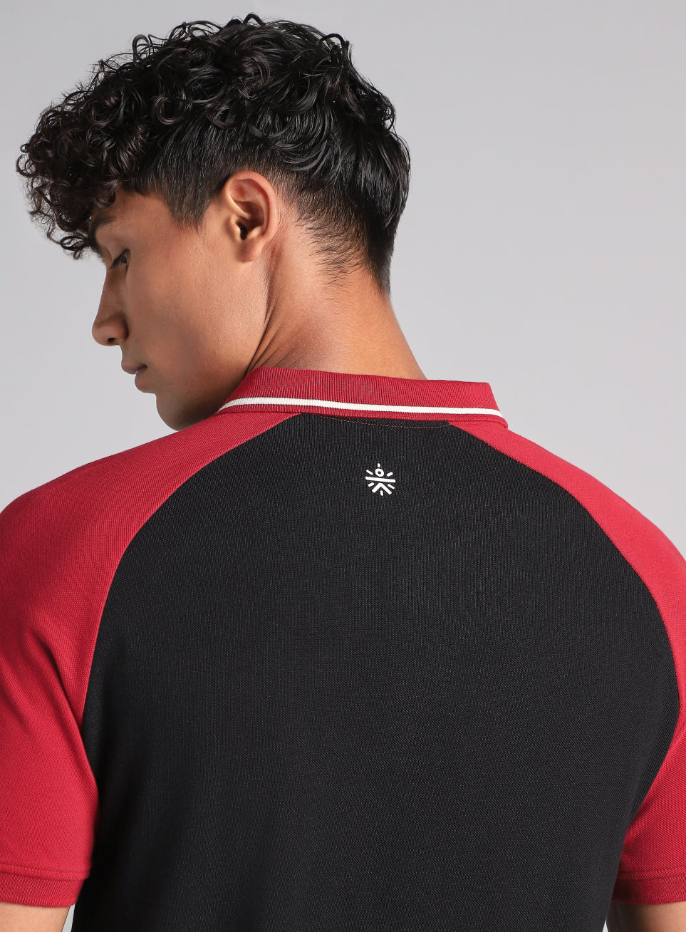 Men's Black Athletic Club Polo T-Shirt - Image 8