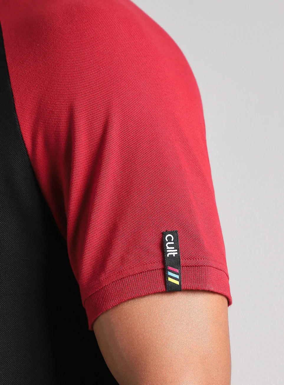 Men's Black Athletic Club Polo T-Shirt - Image 9