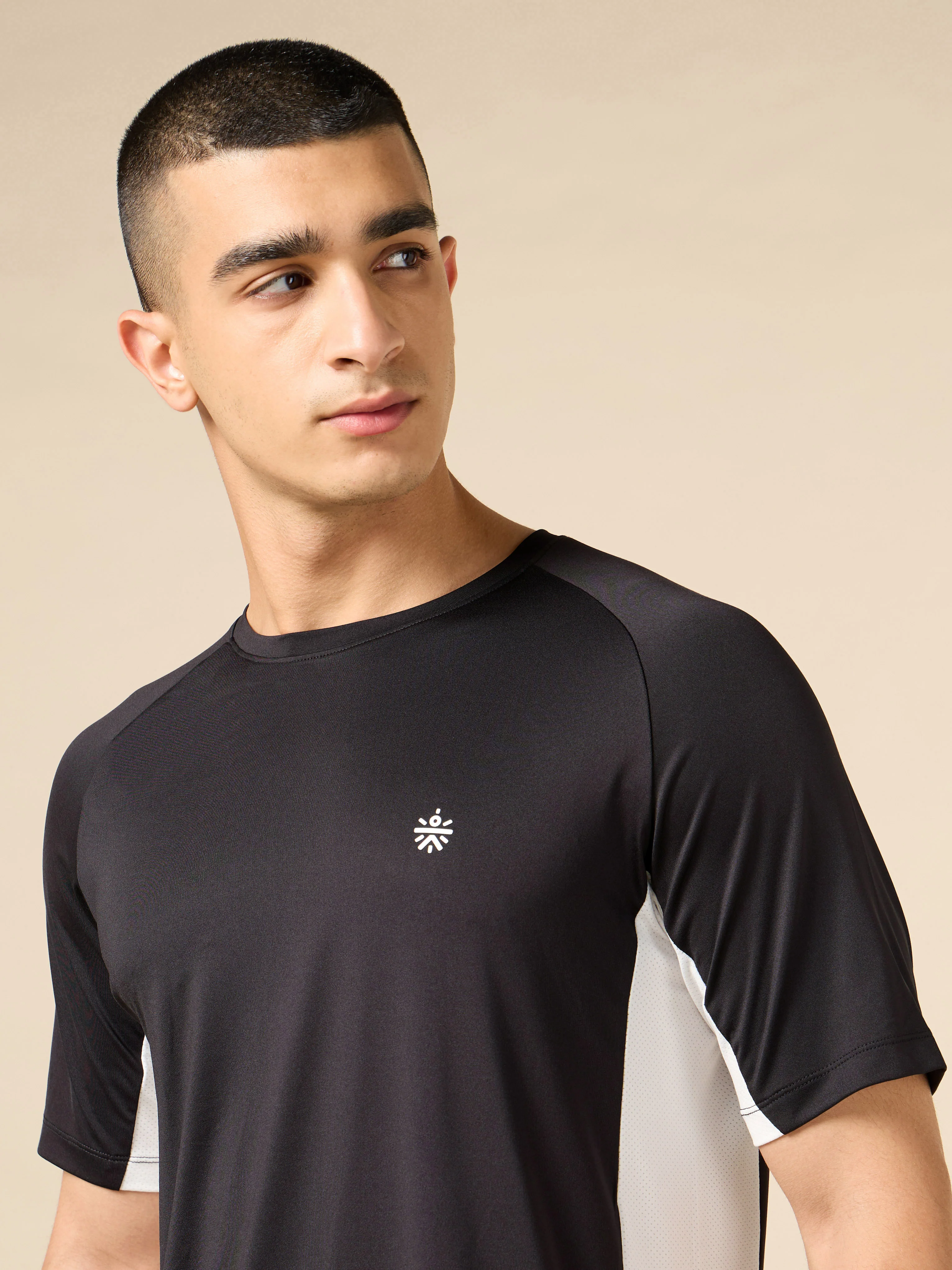 Men's Black Active Pop Performance T-shirt - Image 8