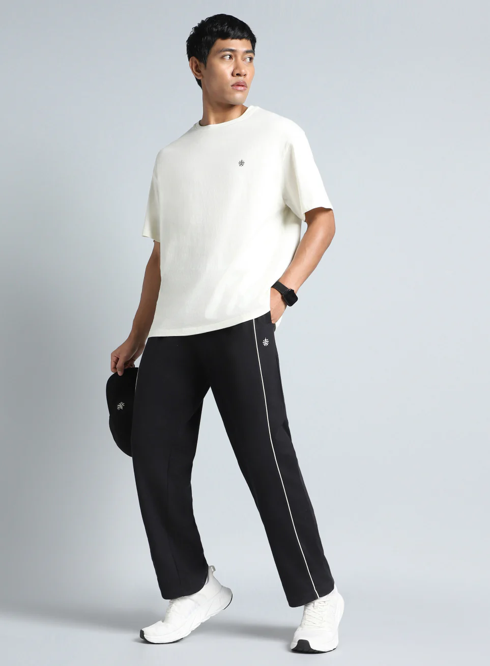 Men's Black Beyond Play Trackpants - Image 2