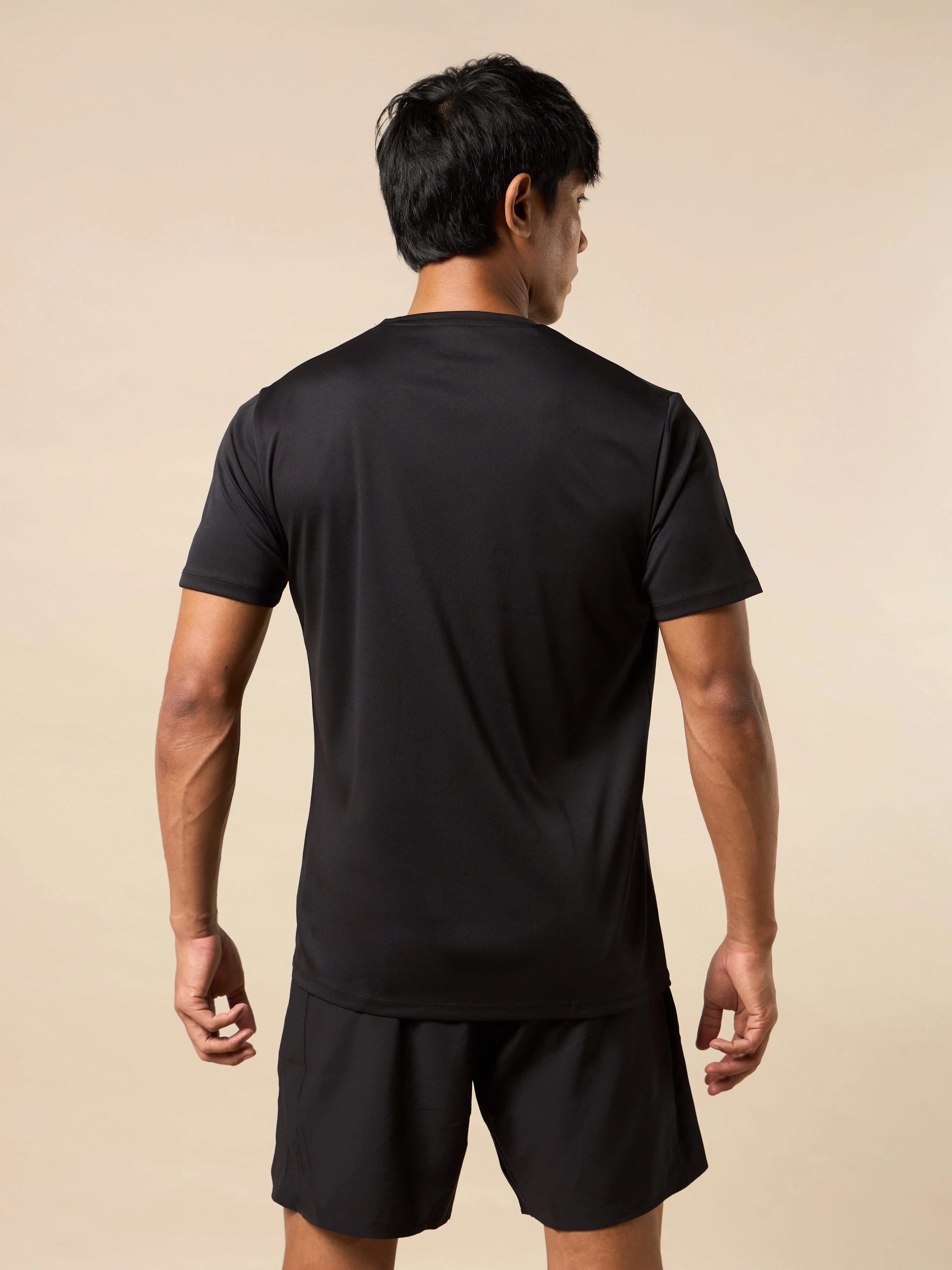 Men's Black Brand Carrier Print T-shirt - Image 6