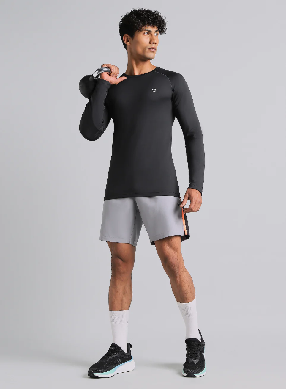 Men's Black Build Up Performance Recycled Poly T-shirt - Image 3