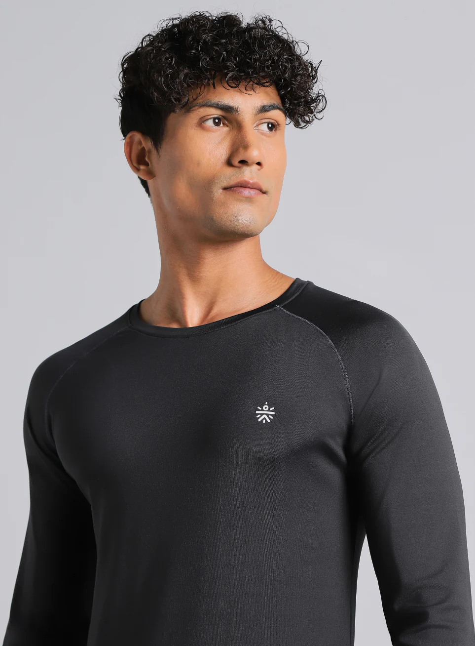 Men's Black Build Up Performance Recycled Poly T-shirt - Image 7