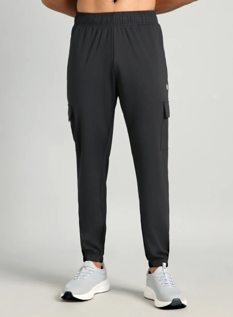 Men's Black Cargo Training Joggers - Image 4