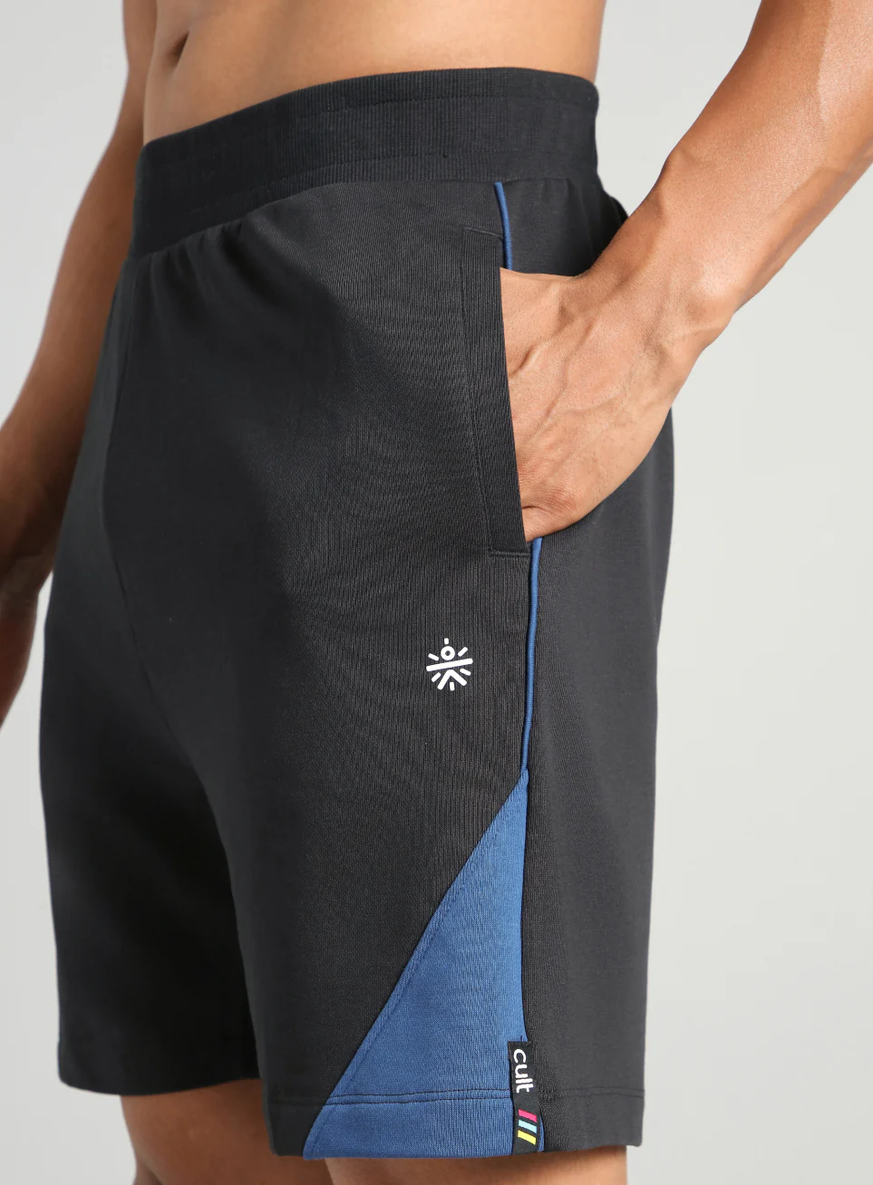 Men's Black Classic Sports Club Shorts - Image 7