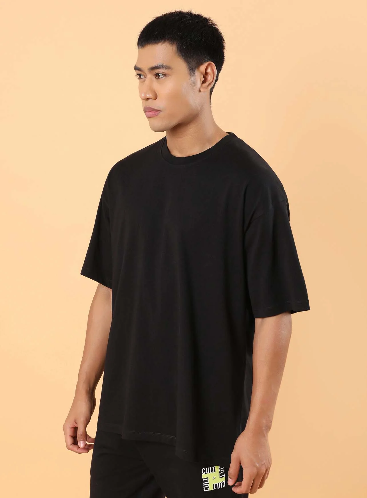 Men's Black Club Anthem Oversized fit T-shirt - Image 5