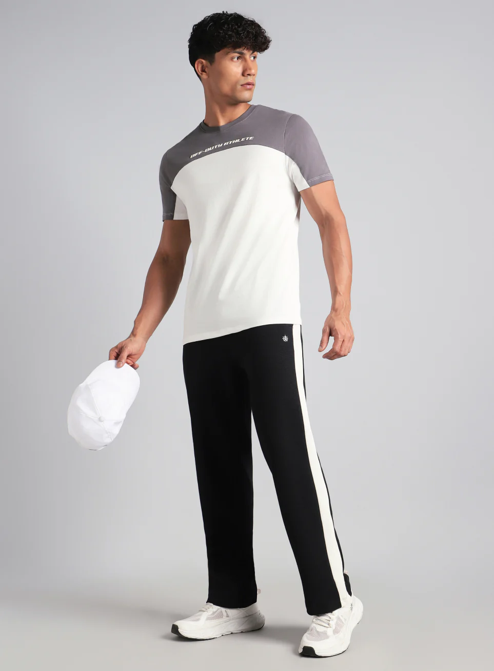 Men's Black Colourplay Trackpants - Image 2