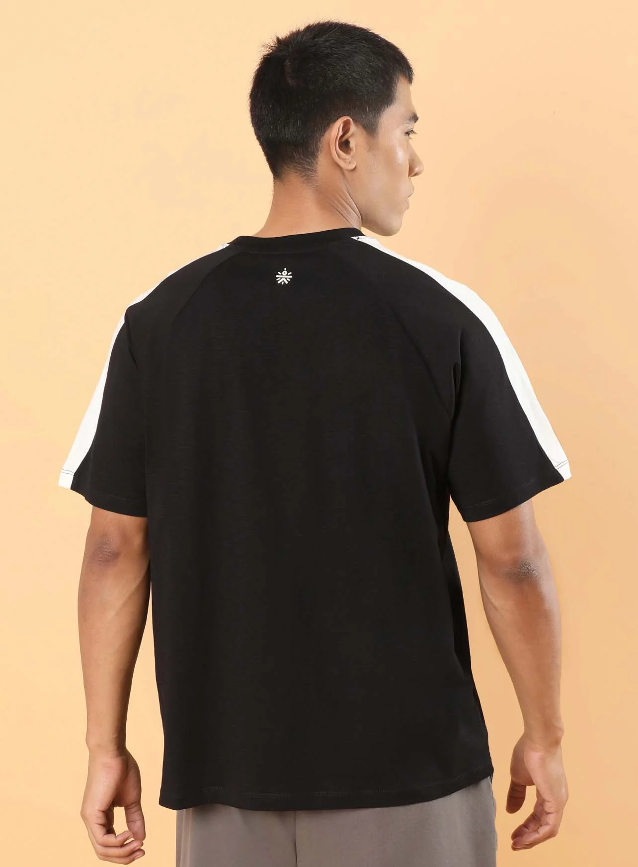 Men's Black Community Sports Relaxed fit T-shirt - Image 6