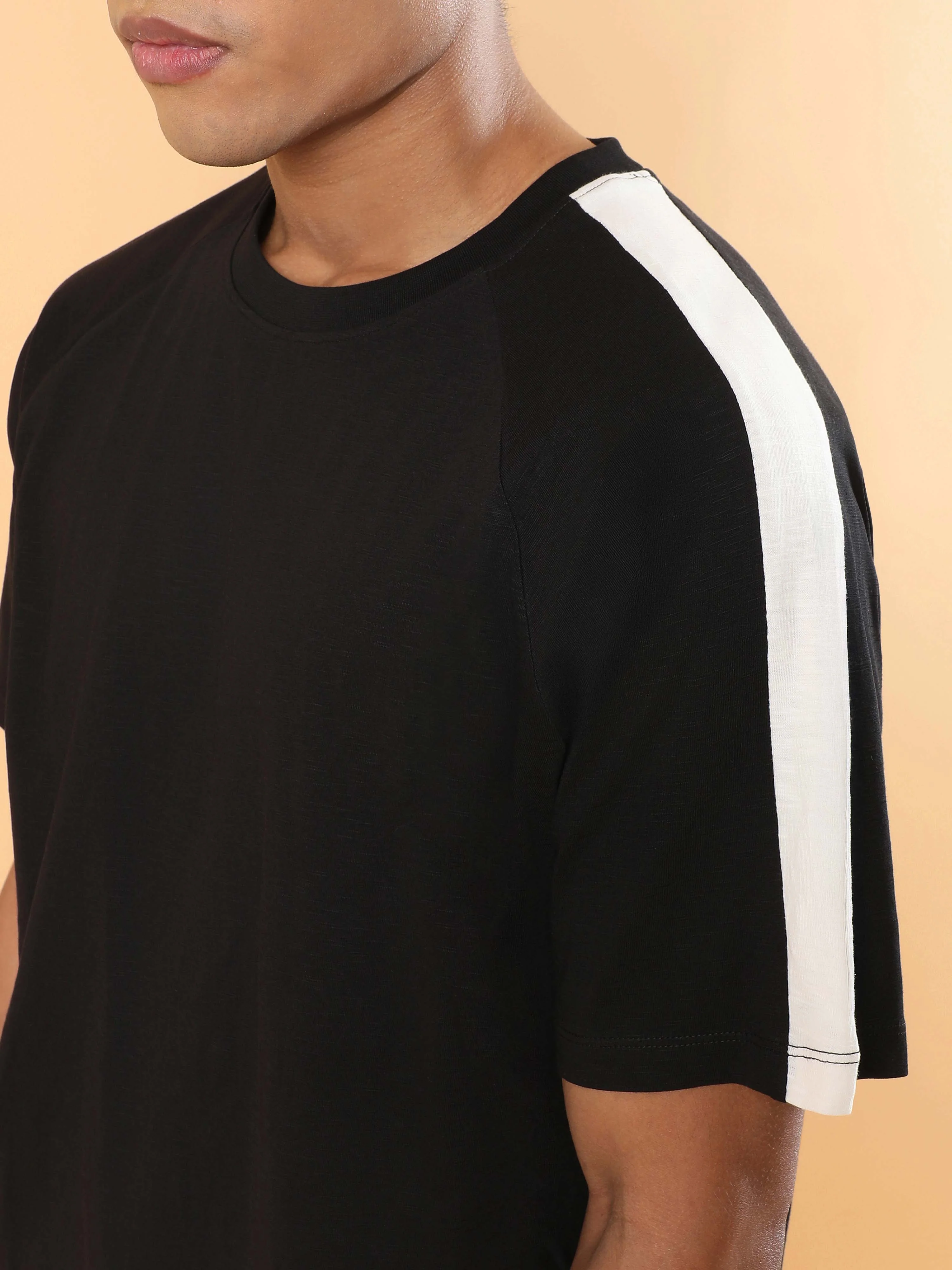 Men's Black Community Sports Relaxed fit T-shirt - Image 7