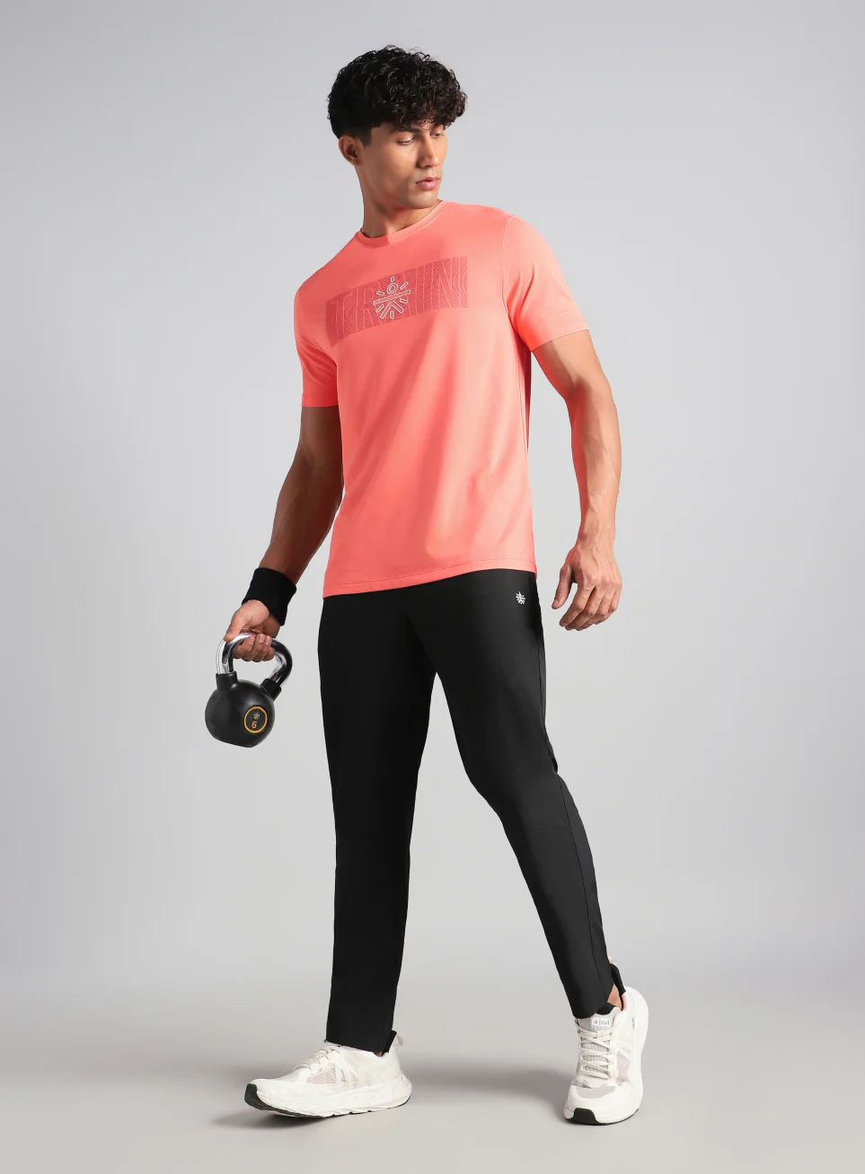 Men's Black Core Sculpt Trackpants - Image 2