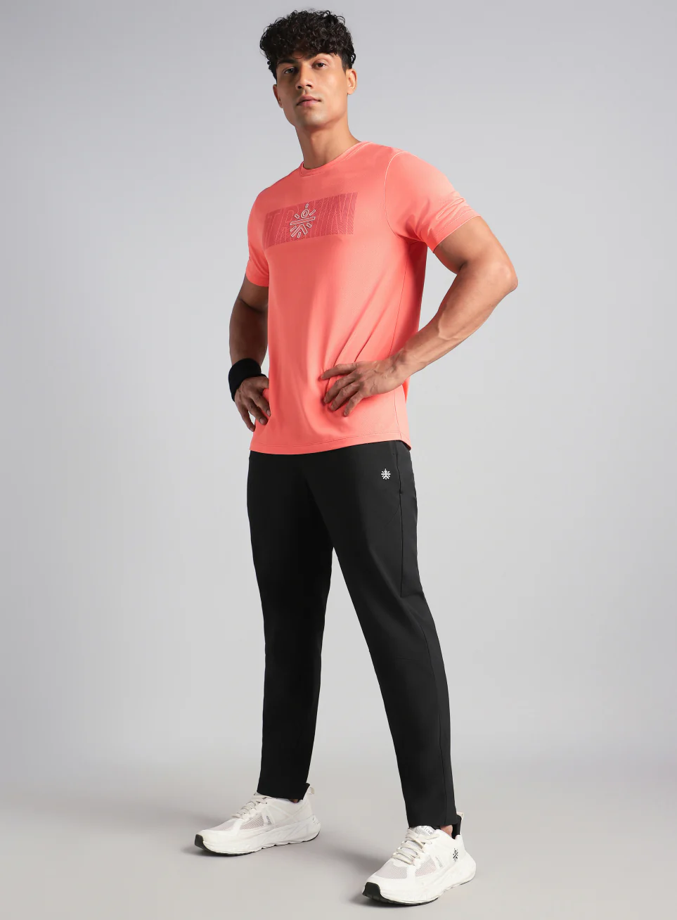 Men's Black Core Sculpt Trackpants - Image 3
